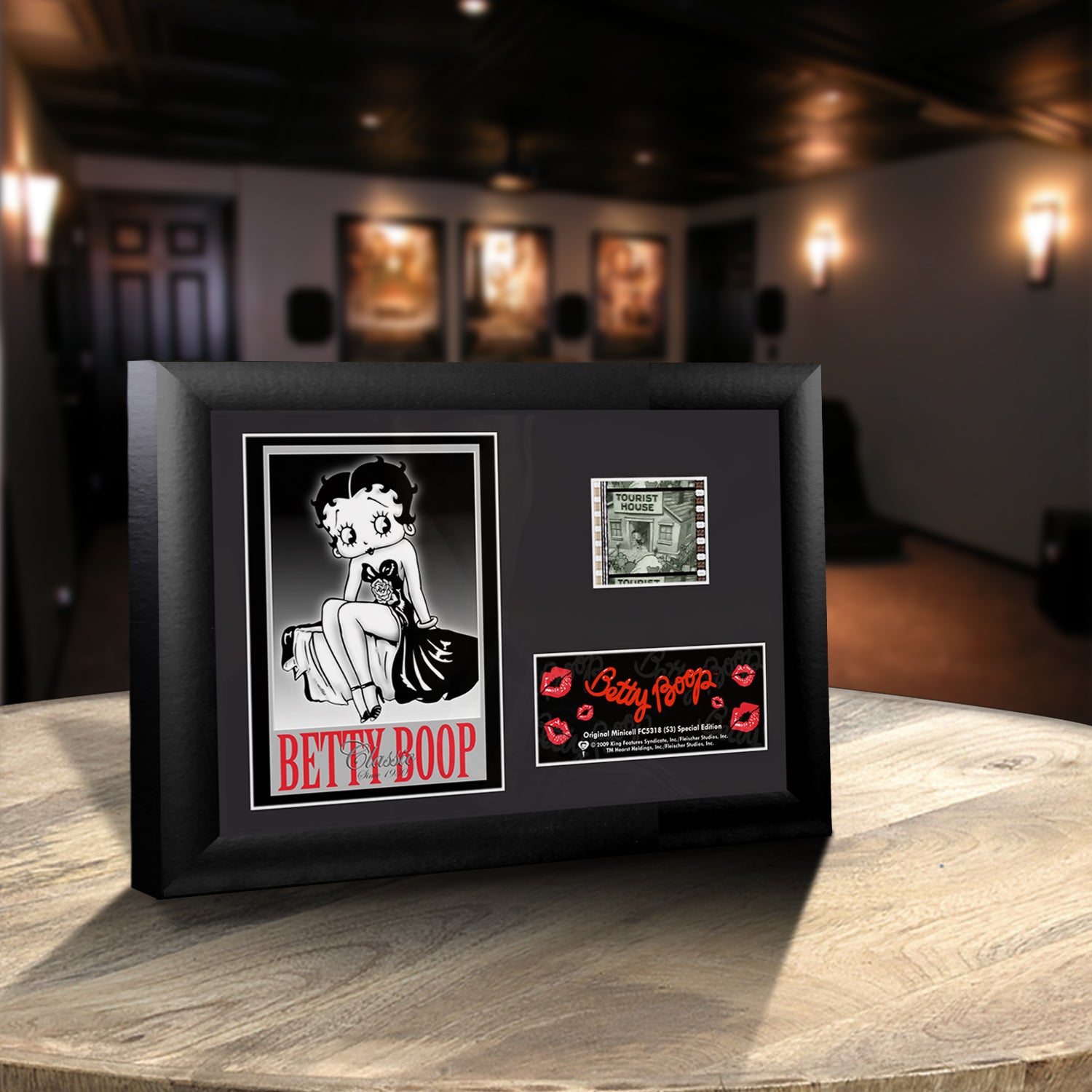 Betty Boop (Black and White Gown) Minicell FilmCells Framed Desktop Presentation USFC5318