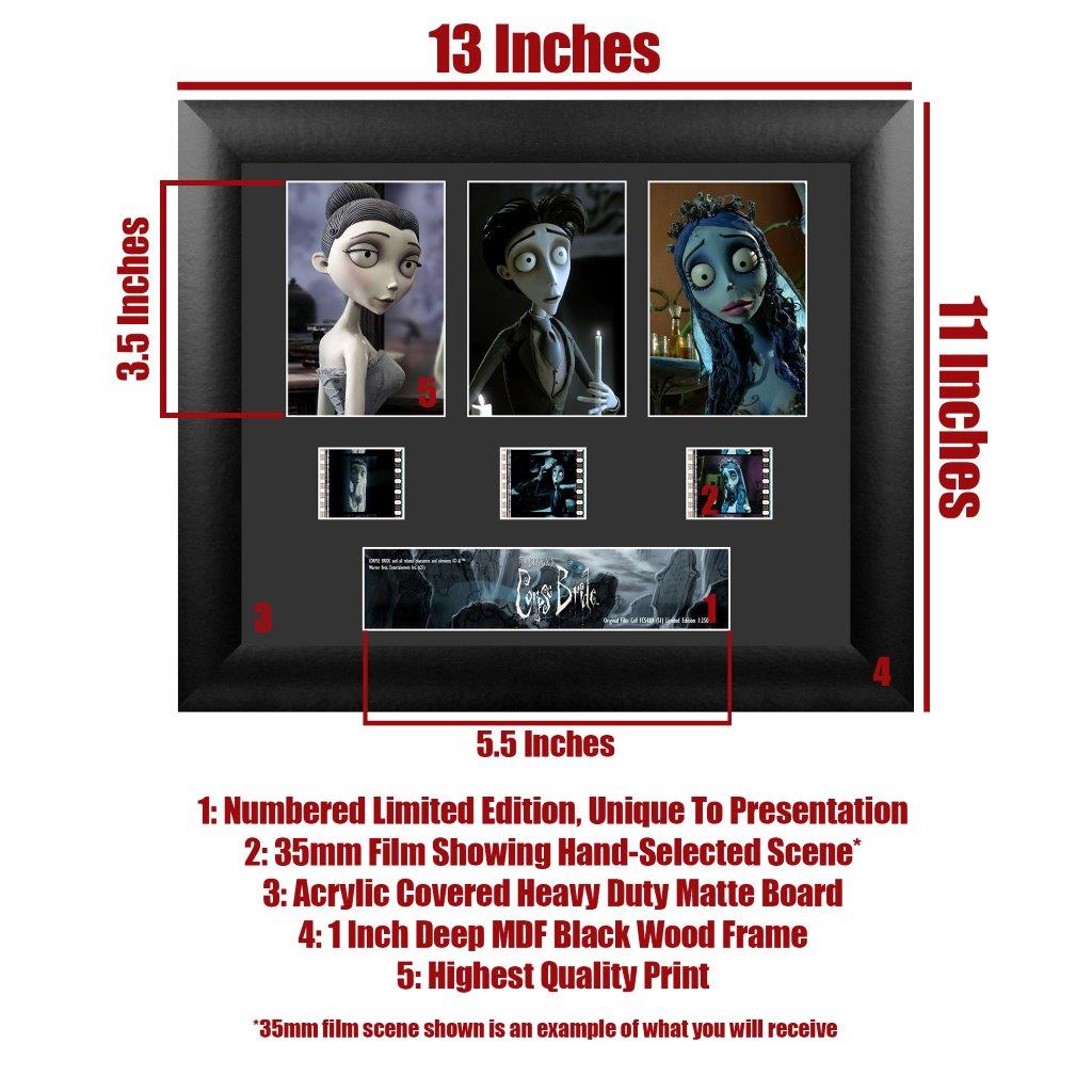 Corpse Bride (S1) Limited Edition 3 Cell Standard FilmCells Wall Art PresentationUSFC5489