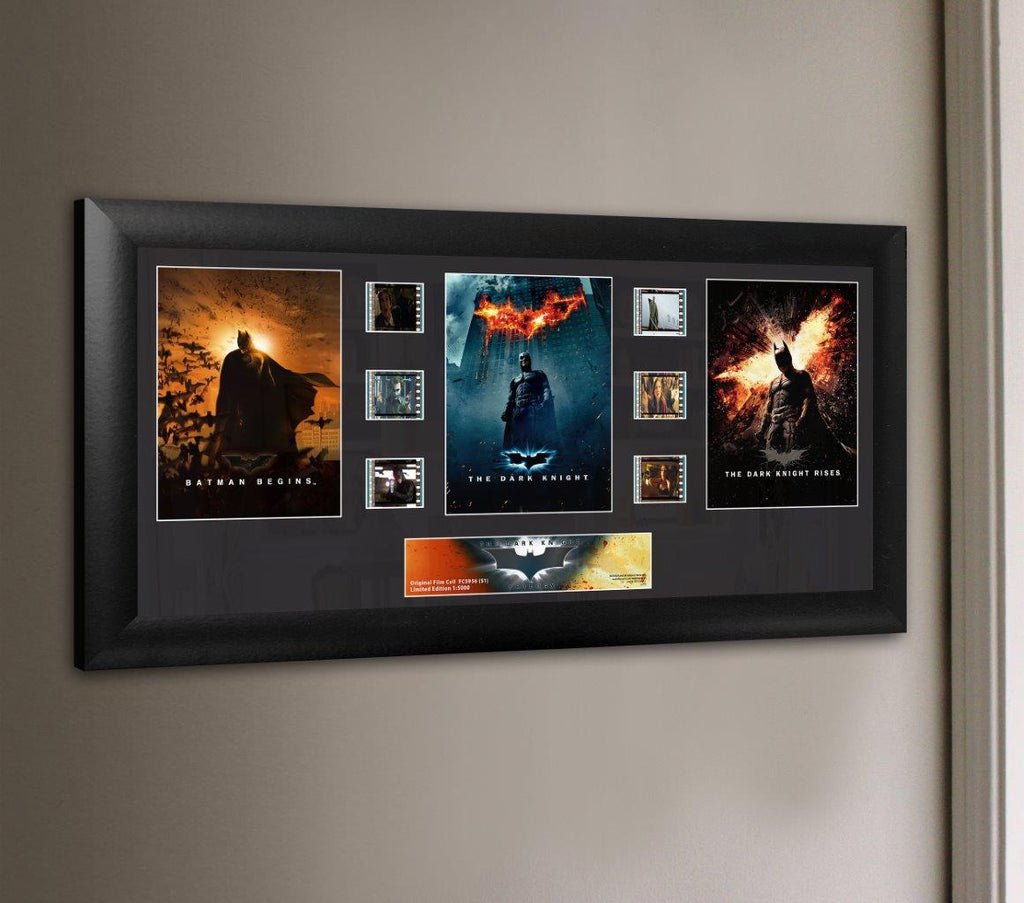 Batman: The Dark Knight Trilogy (Trilogy Tribute) FilmCells Presentation Limited Edition Trio Wall Art USFC5956