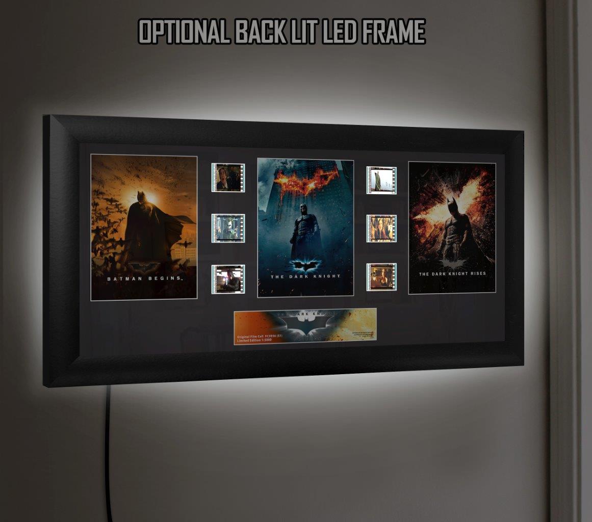 Batman: The Dark Knight Trilogy (Trilogy Tribute) FilmCells Presentation Limited Edition Trio Wall Art USFC5956