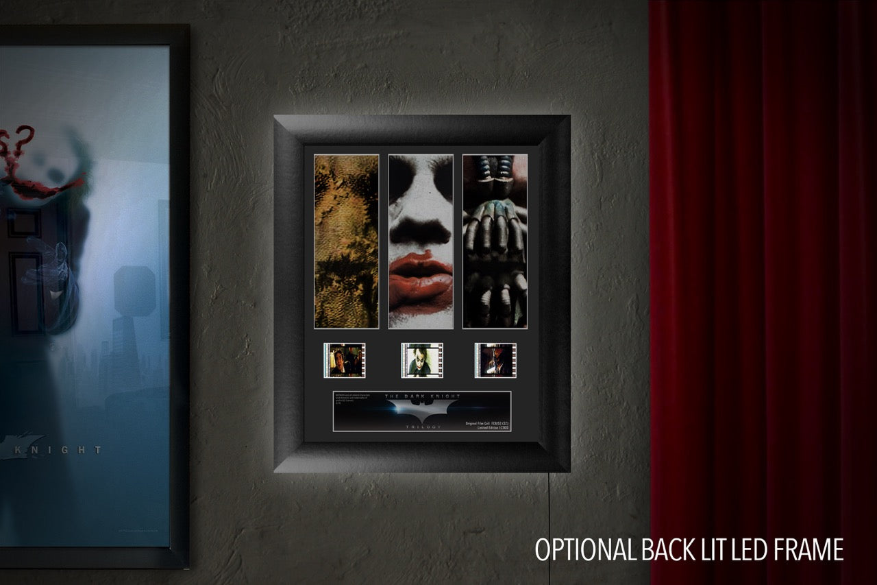 Batman The Dark Knight Trilogy (Scarecrow, Joker, & Bane) 3 Cell Standard FilmCells™ Presentation USFC6153