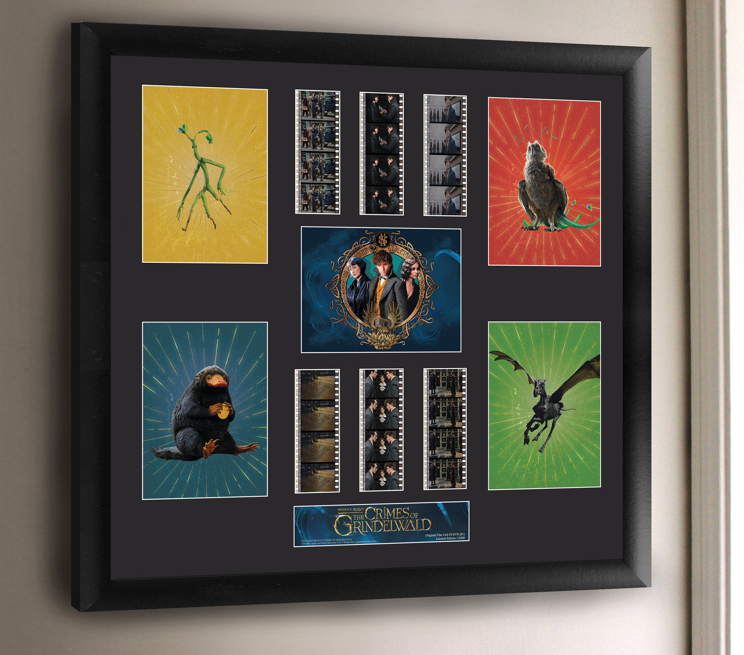 Fantastic Beasts: The Crimes of Grindelwald (S1) FilmCells Presentation Limited Edition Montage Wall Art USFC6378