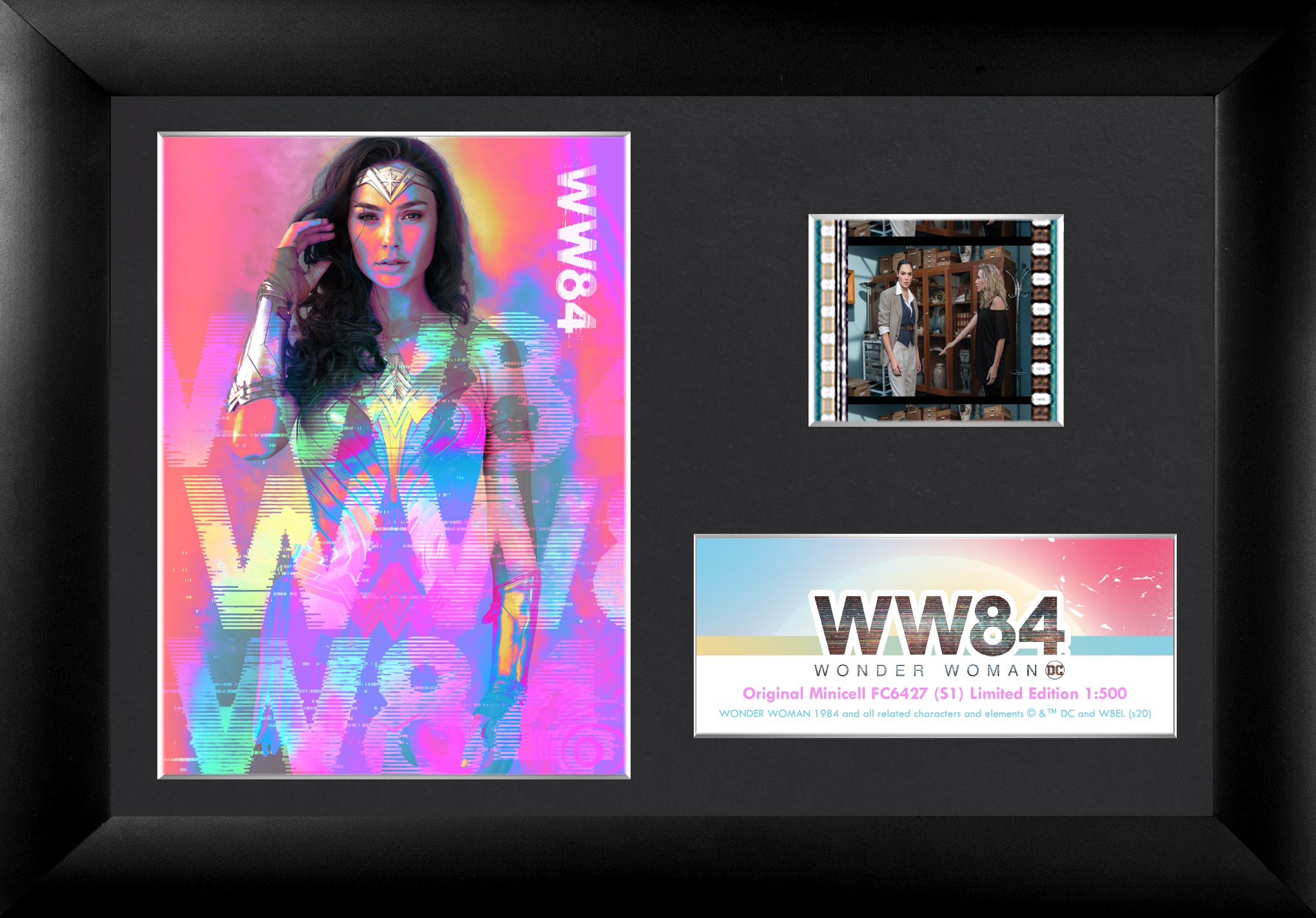 Wonder Woman 1984 LIMITED EDITION Minicell FilmCells Framed Desktop Presentation USFC6427