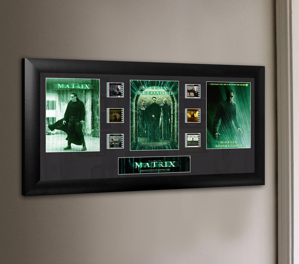 The Matrix Trilogy (S1) Limited Edition Trio Framed FilmCells Presentation USFC6451