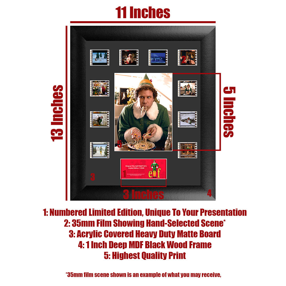 Elf (S1) Mini Montage Framed FilmCells Presentation USFC6471