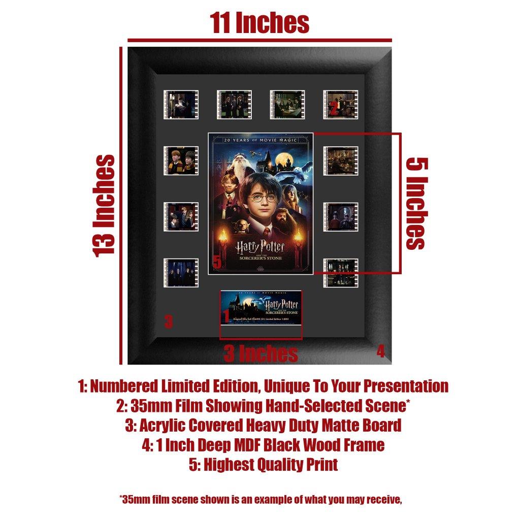 Harry Potter and the Sorcerers Stone 20th Anniversary (S1) Limited Edition Mini Montage Framed FilmCells Presentation USFC6492