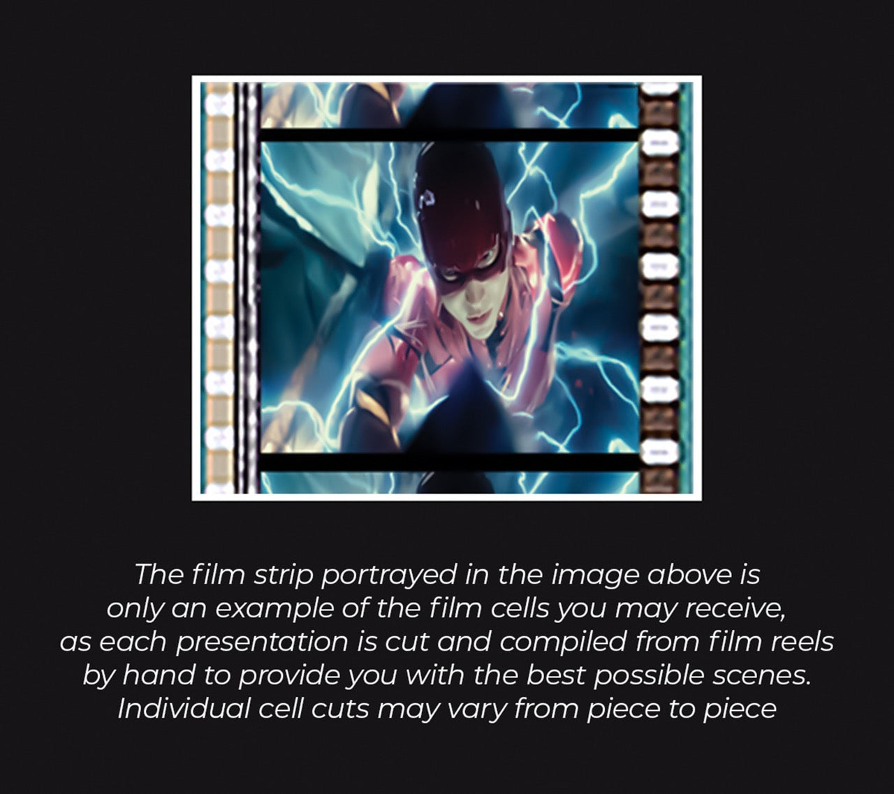 The Flash Movie (Animated Icons) Minicell FilmCells Framed Desktop Presentation USFC6542