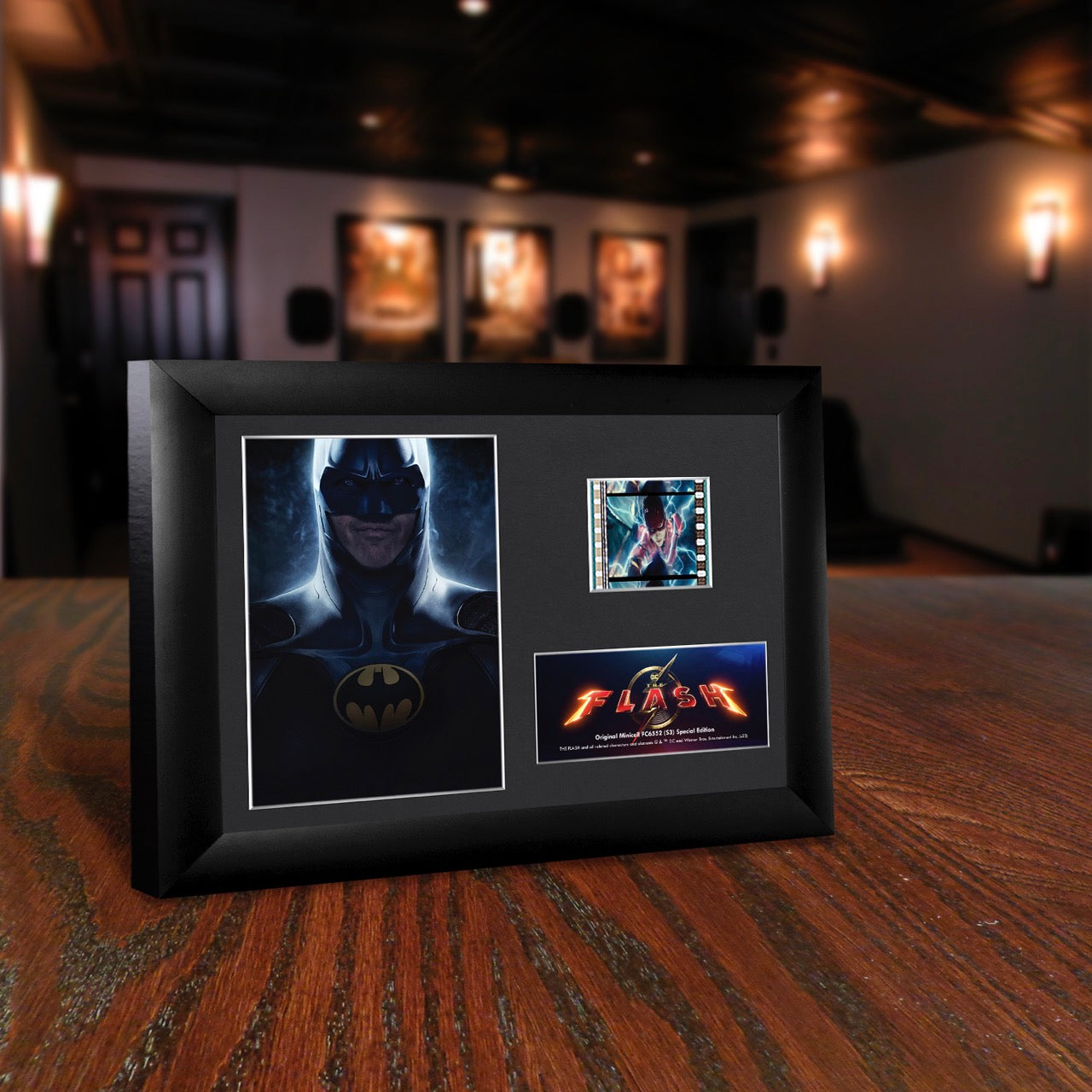 The Flash Movie (Batman) Minicell FilmCells Framed Desktop Presentation USFC6552