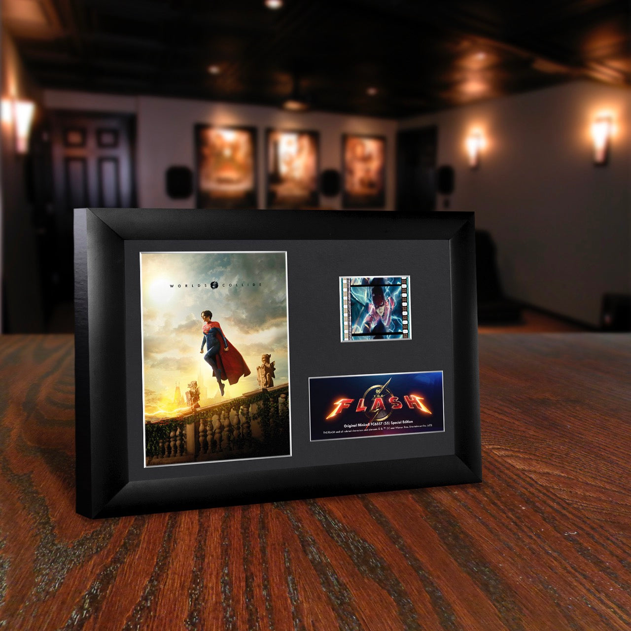 The Flash Movie (Supergirl) Minicell FilmCells Framed Desktop Presentation USFC6557