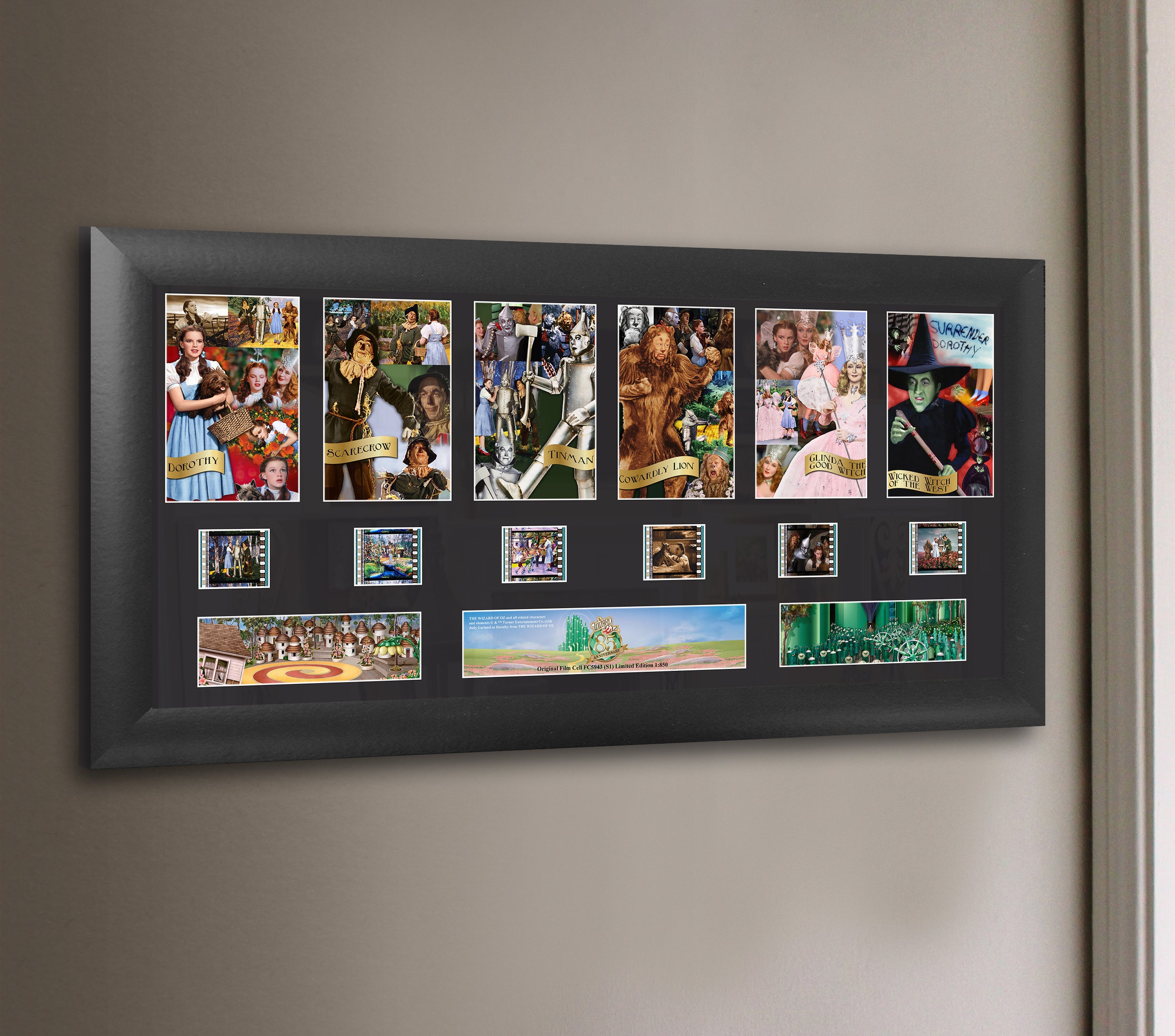 The Wizard of Oz (85th Anniversary) Limited Edition Deluxe FilmCells Framed Presentation USFC6568