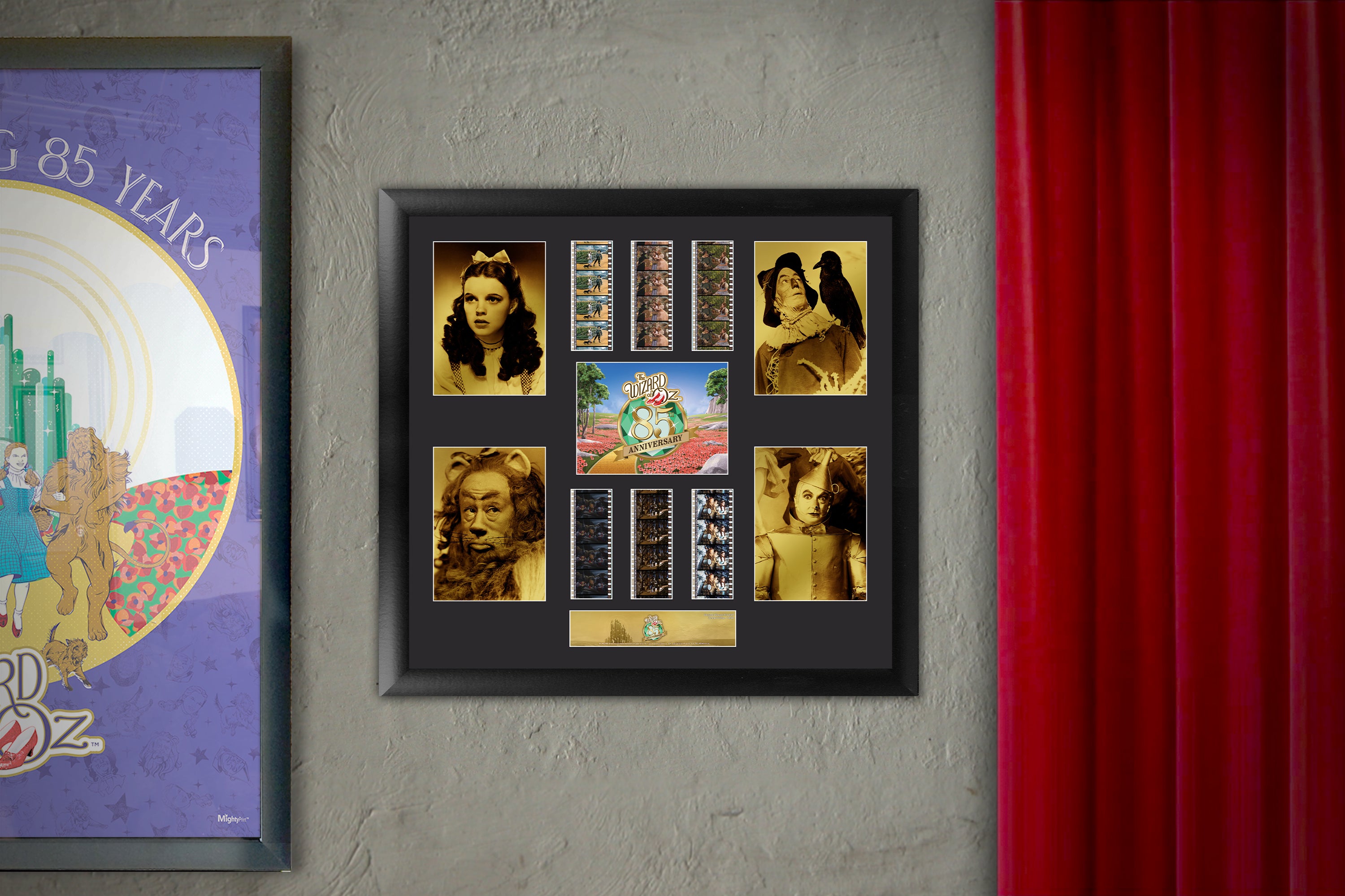 The Wizard of Oz (85th Anniversary) FilmCells Presentation Limited Edition Montage Wall Art USFC6569