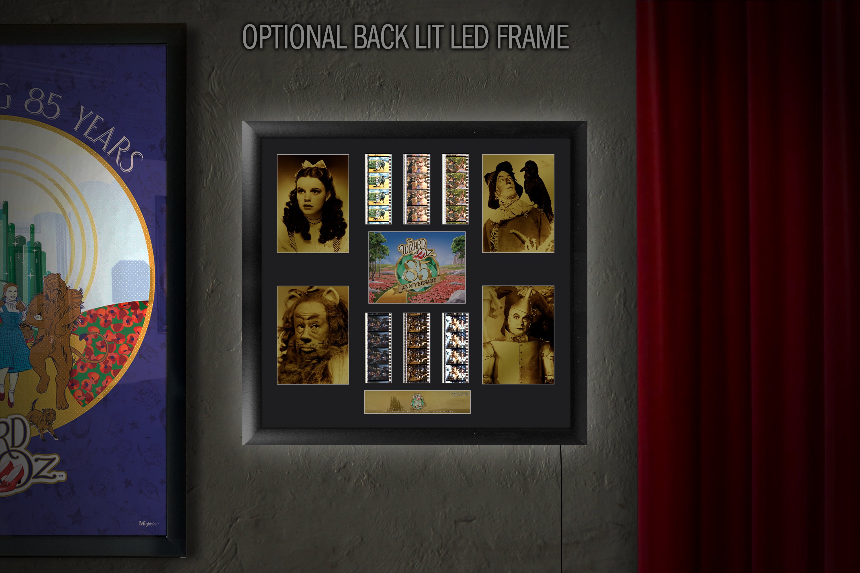 The Wizard of Oz (85th Anniversary) FilmCells Presentation Limited Edition Montage Wall Art USFC6569