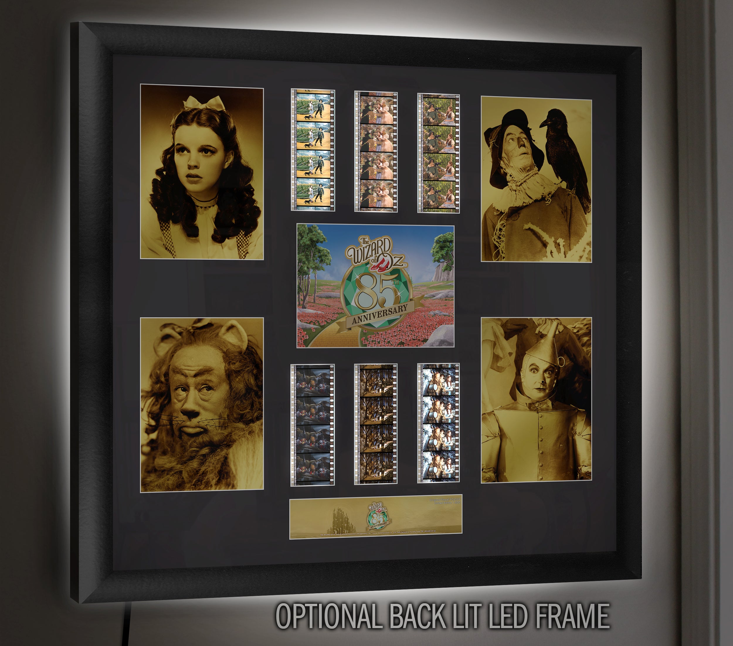 The Wizard of Oz (85th Anniversary) FilmCells Presentation Limited Edition Montage Wall Art USFC6569