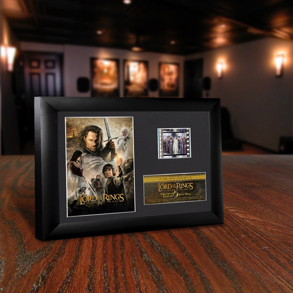 Lord of the Rings: Return of the King (20th Anniversary) Minicell FilmCells Framed Desktop Presentation USFC6578