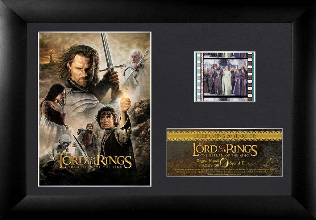 Lord of the Rings: Return of the King (20th Anniversary) Minicell FilmCells Framed Desktop Presentation USFC6578