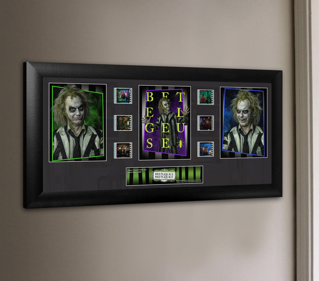 Beetlejuice Beetlejuice (S1) Limited Edition Trio Framed FilmCells Presentation USFC6582