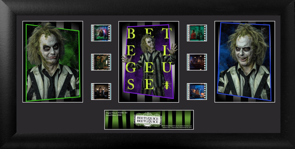 Beetlejuice Beetlejuice (S1) Limited Edition Trio Framed FilmCells Presentation USFC6582