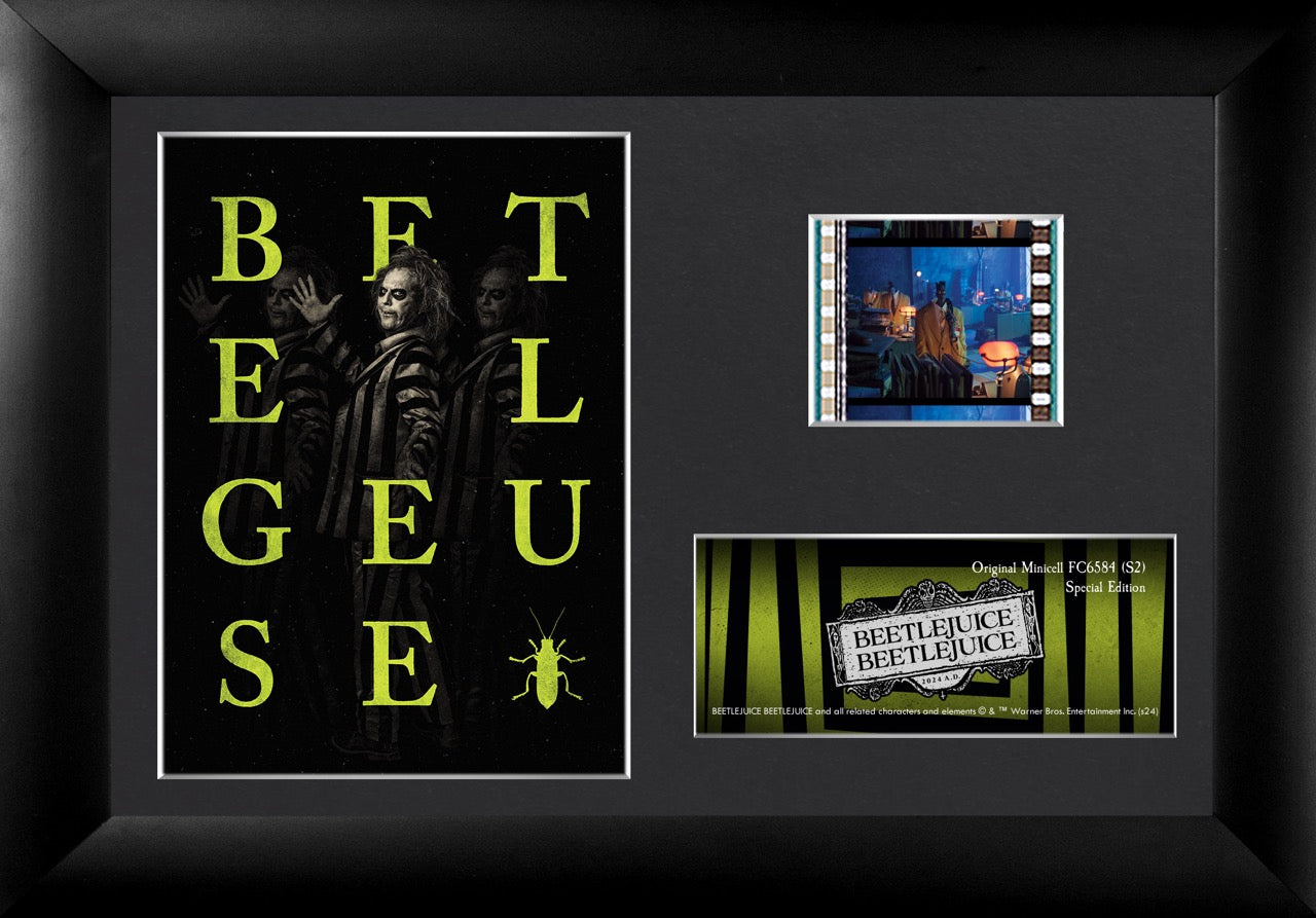 Beetlejuice Beetlejuice (S2) Minicell FilmCells Framed Desktop Presentation USFC6584