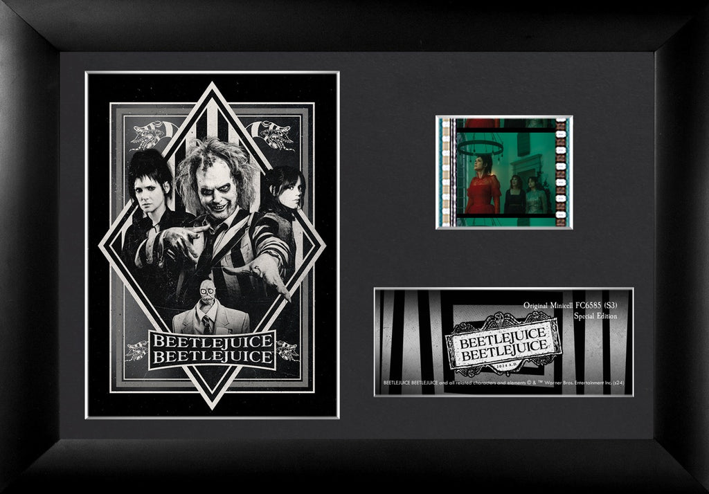 Beetlejuice Beetlejuice (S3) Minicell FilmCells Framed Desktop Presentation USFC6585