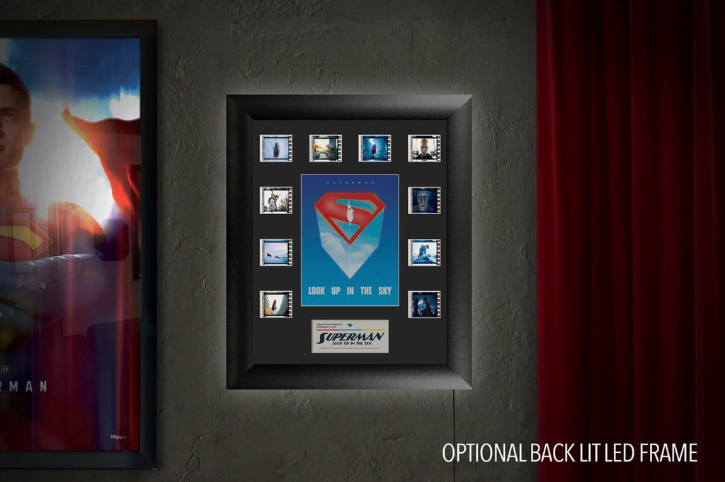 Superman (2025) (Look Up in the Sky) Comic Con Exclusive Mini Montage Framed FilmCells™ Presentation USFC6606