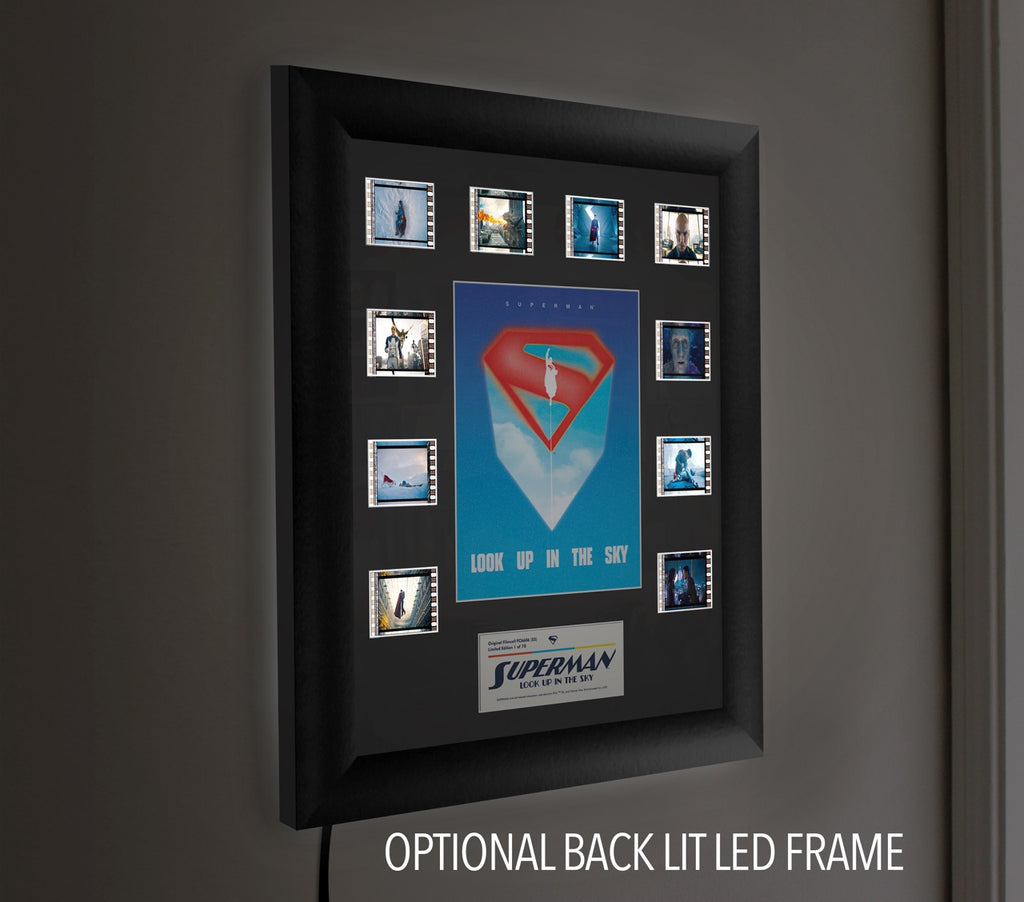 Superman (2025) (Look Up in the Sky) Comic Con Exclusive Mini Montage Framed FilmCells™ Presentation USFC6606