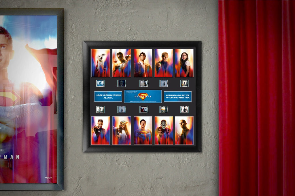 Superman (2025) (Legacy of Hope) Comic Con Exclusive FilmCells™ Presentation Limited Edition Montage Framed Art USFC6607
