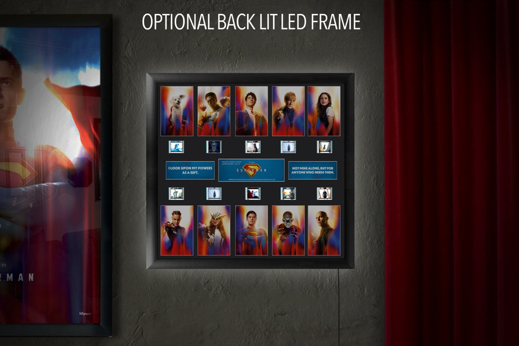 Superman (2025) (Legacy of Hope) Comic Con Exclusive FilmCells™ Presentation Limited Edition Montage Framed Art USFC6607