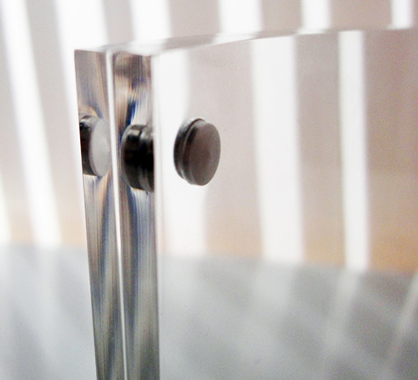 Curved Acrylic Interchangable Tabletop Frame - For 14" x 10" Lightpix™ Everlasting Photo Prints ACFR1410HH