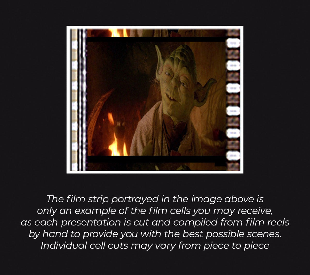Star Wars (Yoda Grand Master Jedi) Limited Edition Single FilmCells Presentation SW271IW