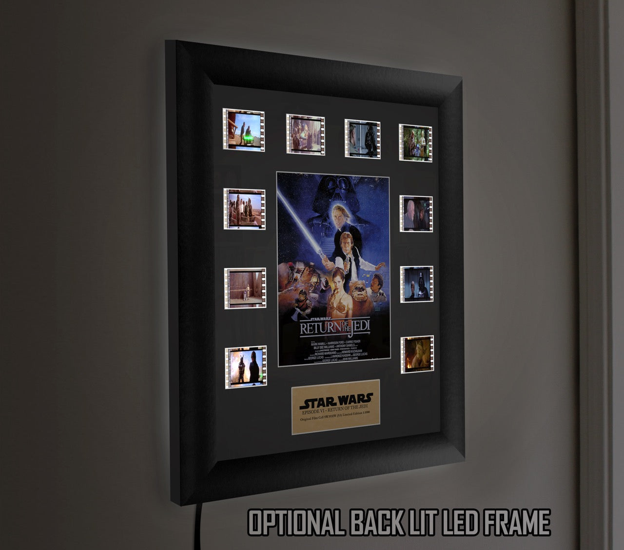 Star Wars (Episode VI Return of the Jedi) Mini Montage Framed FilmCells Presentation SW393IW