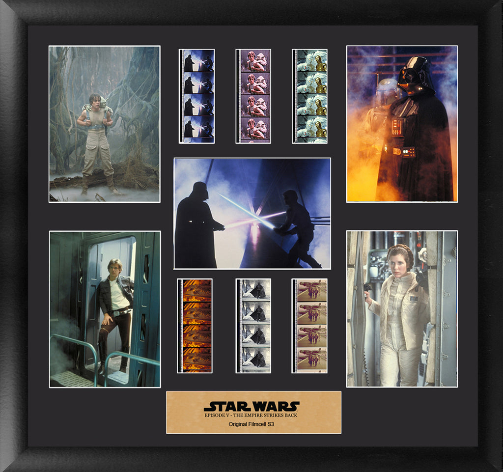 Star Wars Episode V: The Empire Strikes Back (S3) FilmCells Presentation Limited Edition Montage Wall Art SW70IW