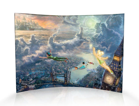 Disney (Tinker Bell and Peter Pan Fly to Neverland) 10" x 7" Curved Acrylic Print ACP1007CUR111