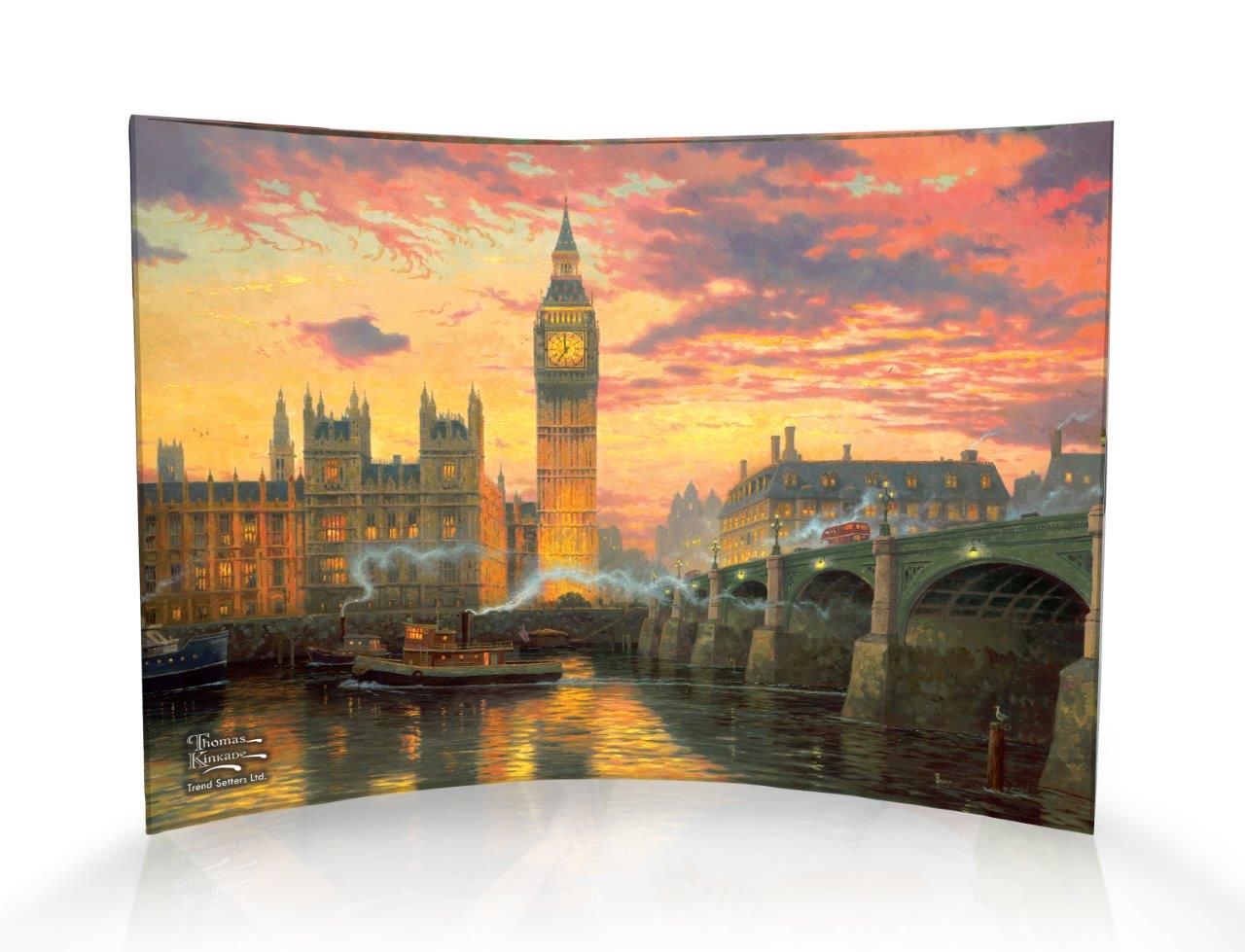 Thomas Kinkade (London) 10" x 7" Curved Acrylic Print ACP1007CUR121