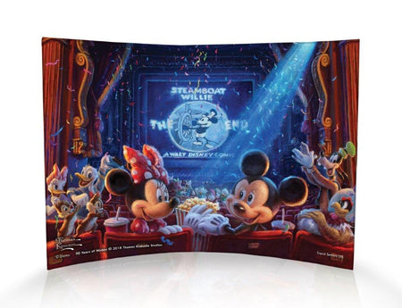 Disney (90 Years of Mickey Mouse) 10" x 7" Curved Acrylic Print ACP1007CUR333