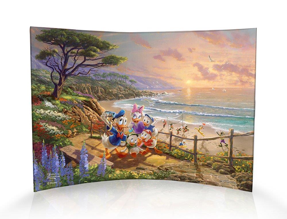 Disney (Donald and Daisy Duck - A Duck Day Afternoon) 10" x 7" Curved Acrylic Print ACP1007CUR616