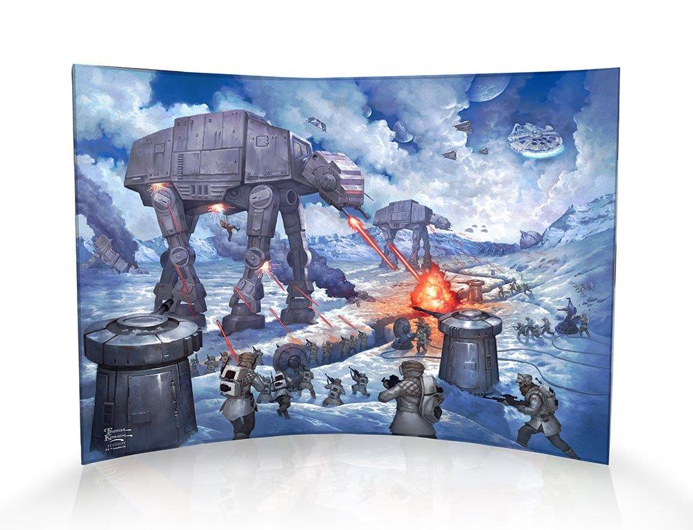 Star Wars (The Battle of Hoth) 10" x 7" Curved Acrylic Print ACP1007CUR623