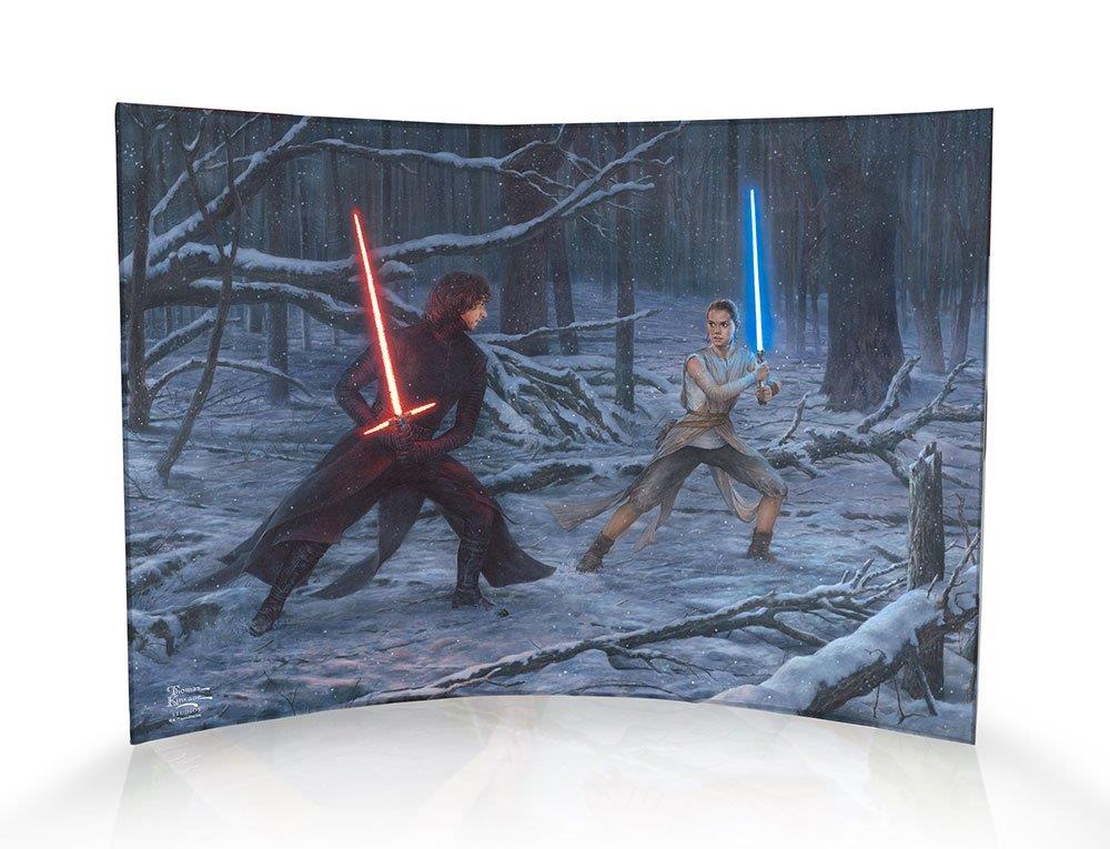 Star Wars (The Duel Rey vs. Ren) 10" x 7" Curved Acrylic Print ACP1007CUR625