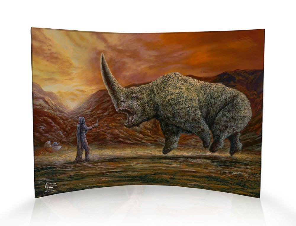 Star Wars (The Mandalorian - The Mudhorn) 10" x 7" Curved Acrylic Print ACP1007CUR635