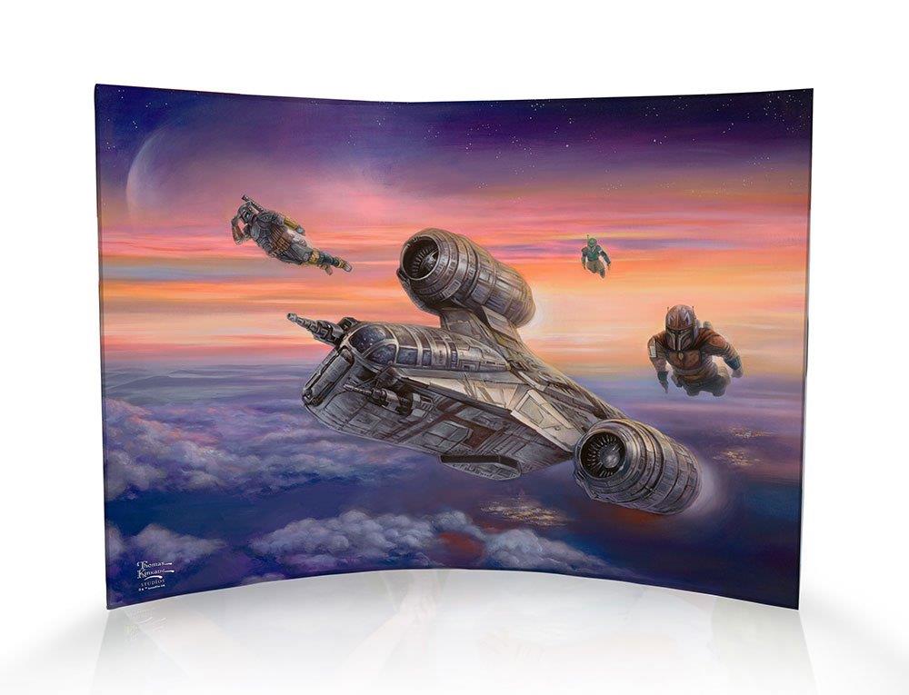 Star Wars (The Mandalorian - The Escort) 10" x 7" Curved Acrylic Print ACP1007CUR636