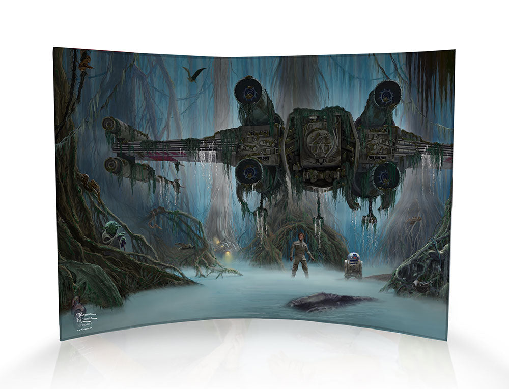 Star Wars (Do. Or do not. There is no try.) 10" x 7" Curved Acrylic Print ACP1007CUR663