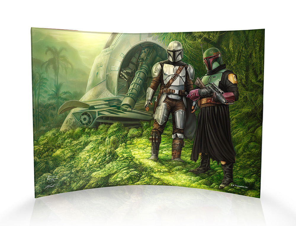 Star Wars (The Mandalorian - Brothers in Arms) 10" x 7" Curved Acrylic Print ACP1007CUR764