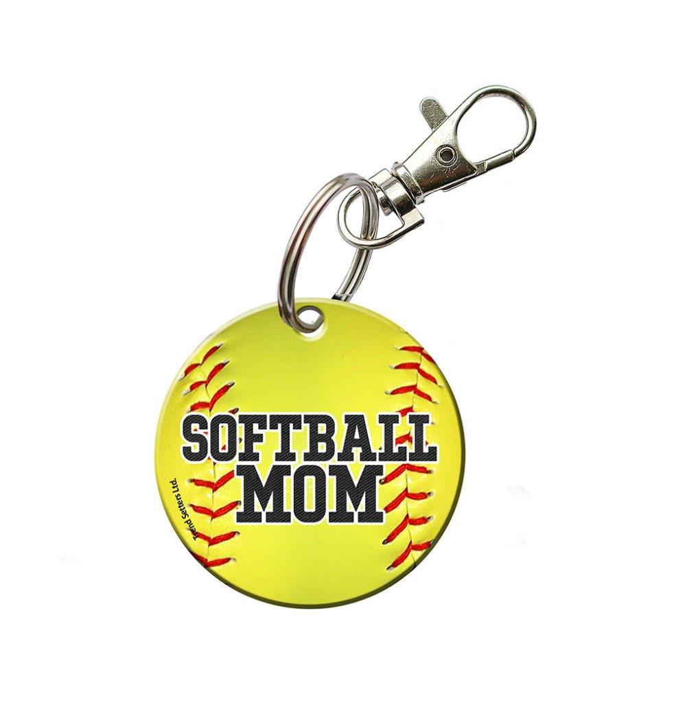 Sports Collection (Softball Mom) Acrylic Keychain ACPKRCIR558