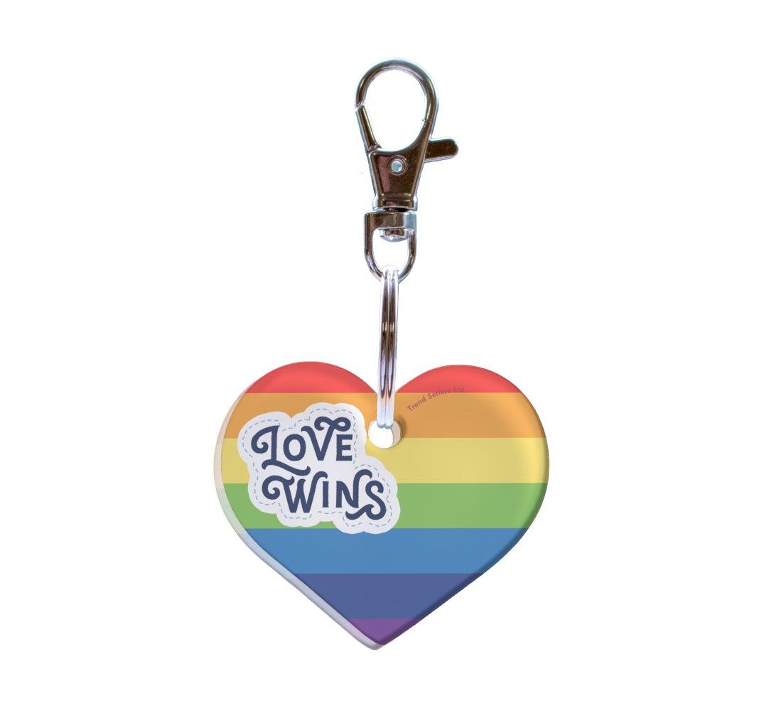 Pride Collection (Love Wins) Acrylic Keychain ACPKRHEART593