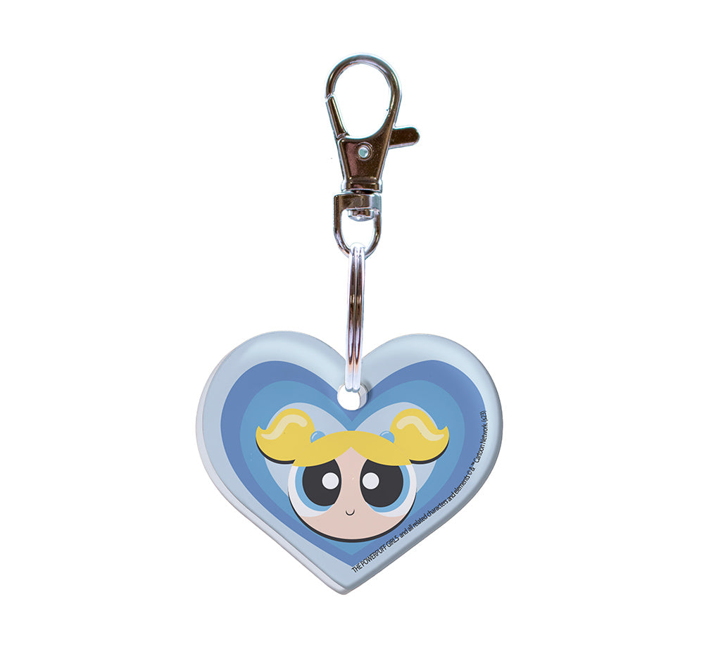 Powerpuff Girls (Bubbles) Heart Shaped Acrylic Keychain ACPKRHEART794