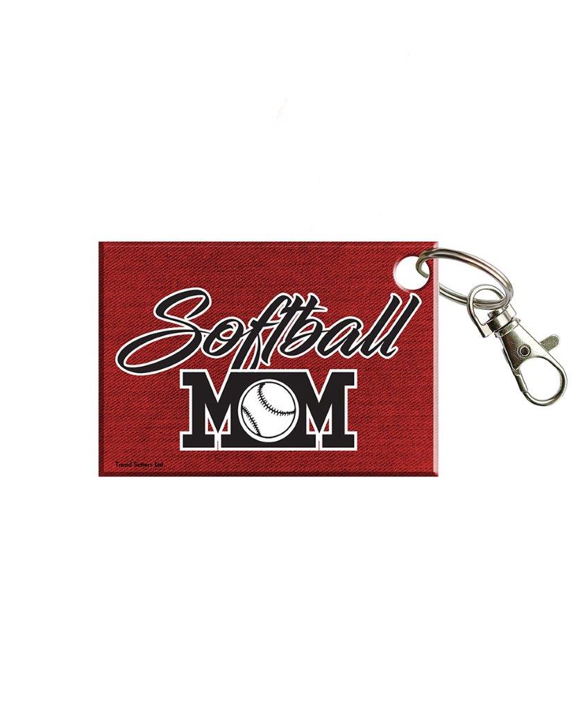 Sports Collection (Softball Mom) Acrylic Keychain ACPKRREC550