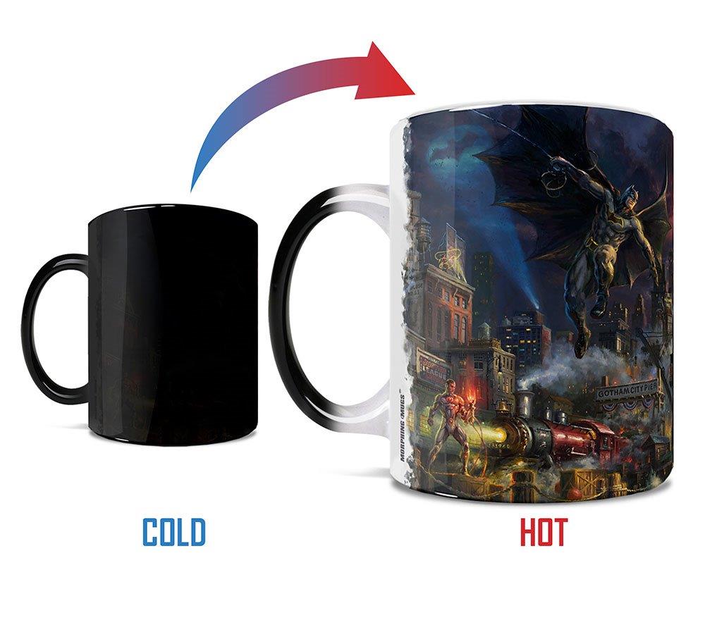 DC Comics (Justice League Showdown at Gotham City Pier) Morphing Mugs®  Heat-Sensitive Mug MMUG1087