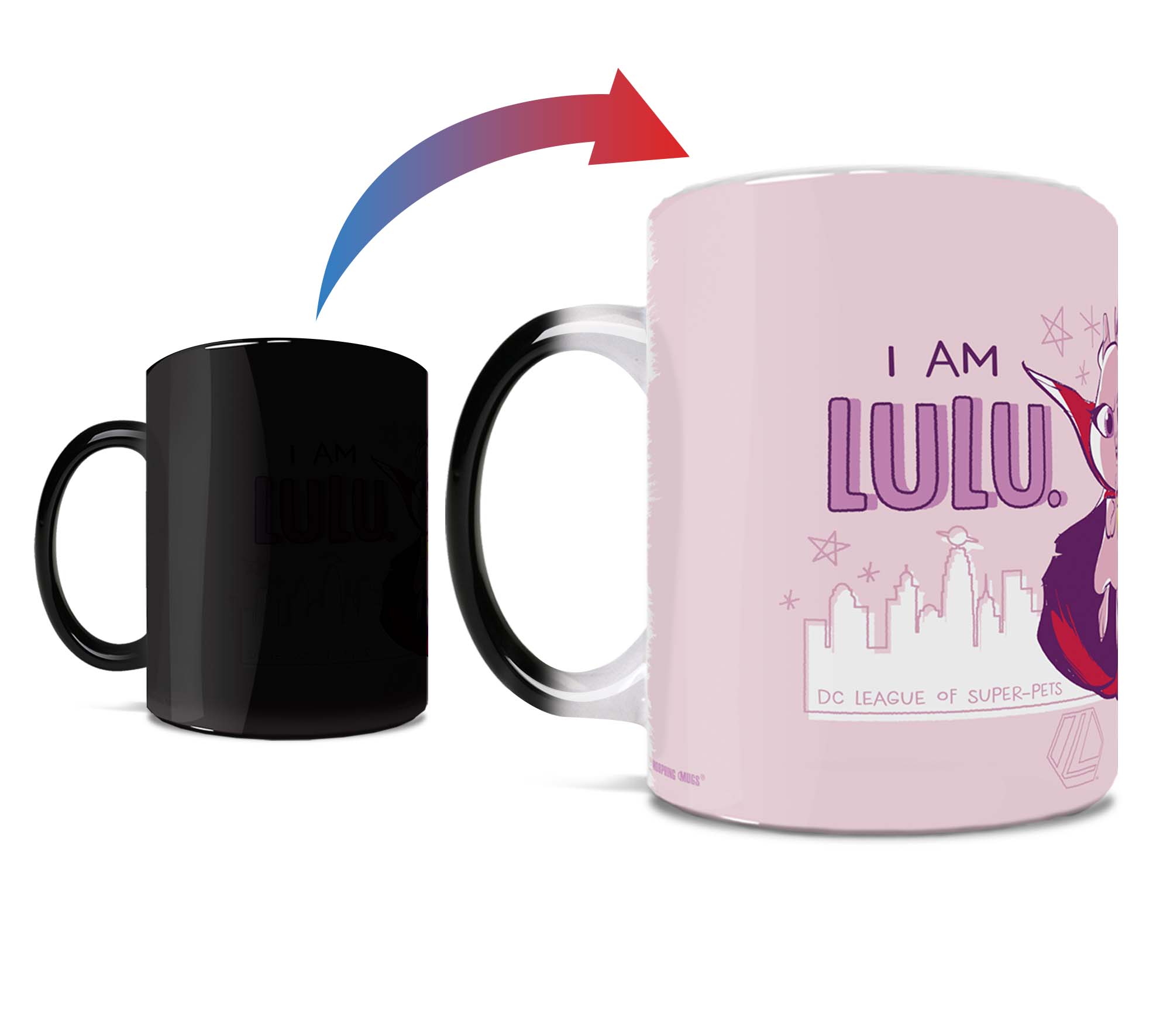 DC League of Super-Pets (I am Lulu) Morphing Mugs®  Heat-Sensitive Mug MMUG1401