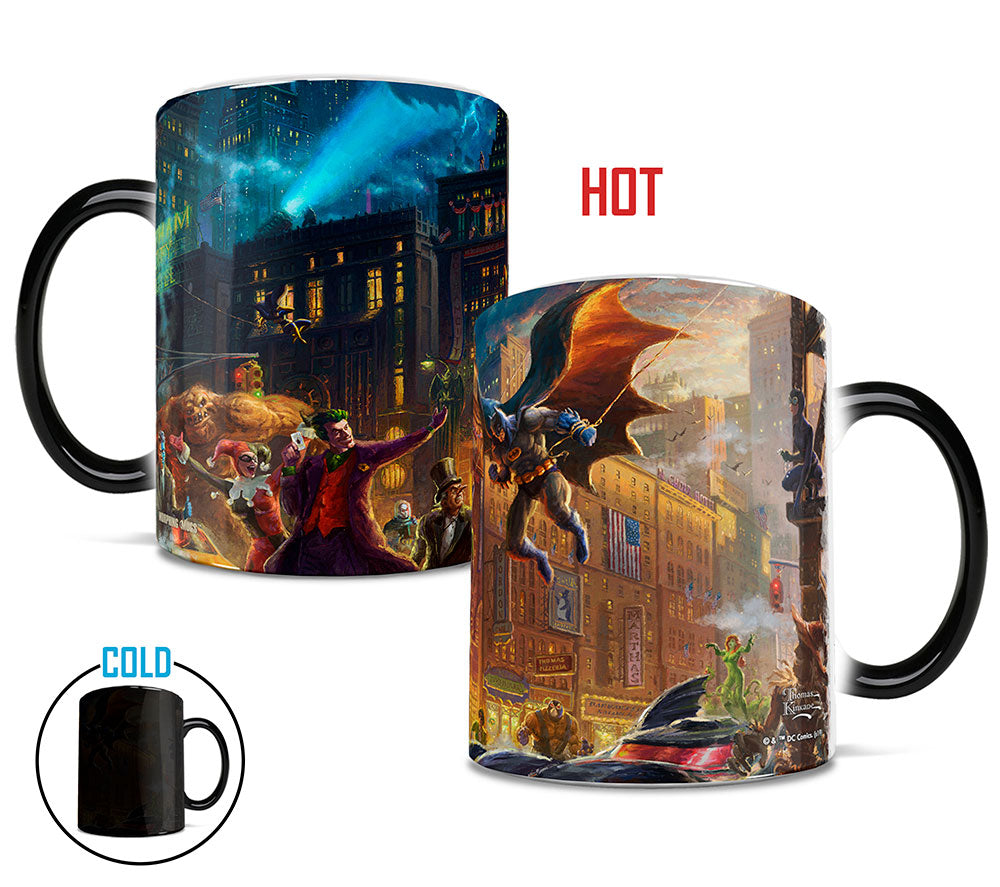 DC Comics (The Dark Knight Saves Gotham City) Morphing Mugs®  Heat-Sensitive Mug  Thomas Kinkade Studios Art MMUG848