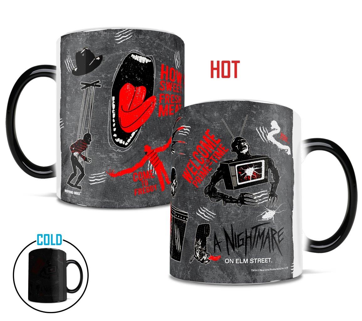 Nightmare on Elm Street (How Sweet Fresh Meat)  Morphing Mugs®  Heat-Sensitive Mug MMUG975
