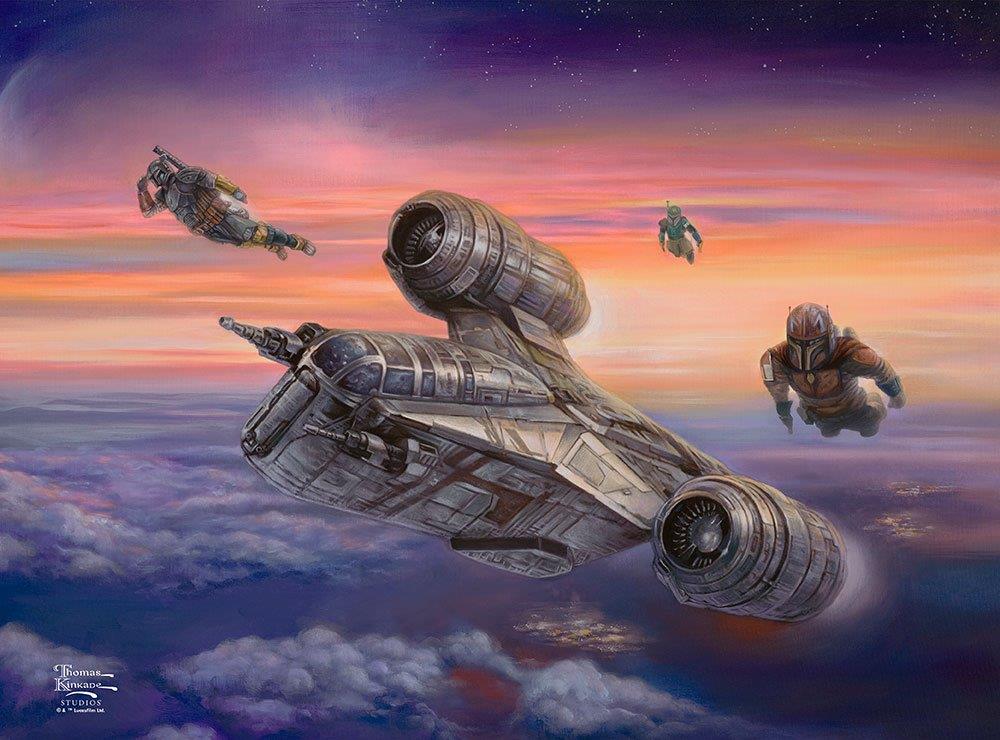 Star Wars (The Mandalorian  The Escort) LightPix Translucent Print P1410H019